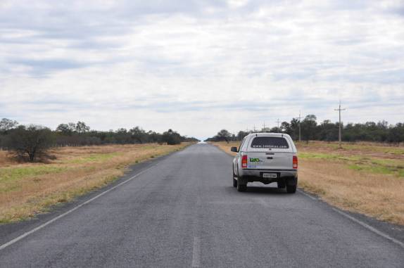 Fiona atravessando a região do Chaco, no Parguai
